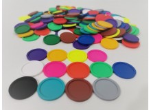 Einkaufswagenchips bunt gemischt 10St.